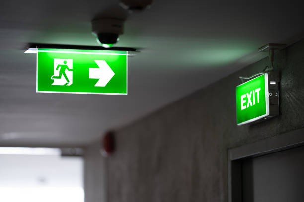 Emergency exit Board - Majestic Fire Service - Smithfield NSW